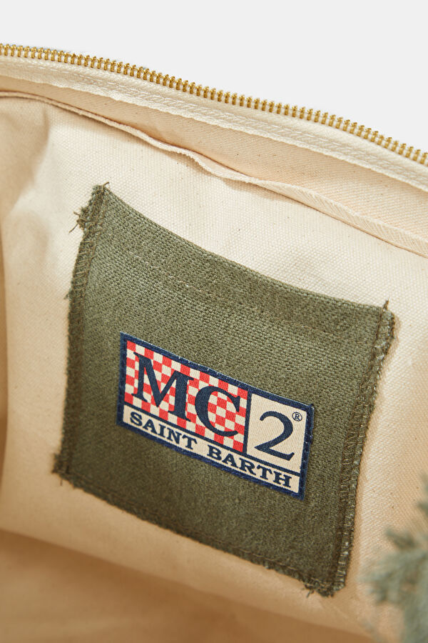 Khaki Patterned Bag 5