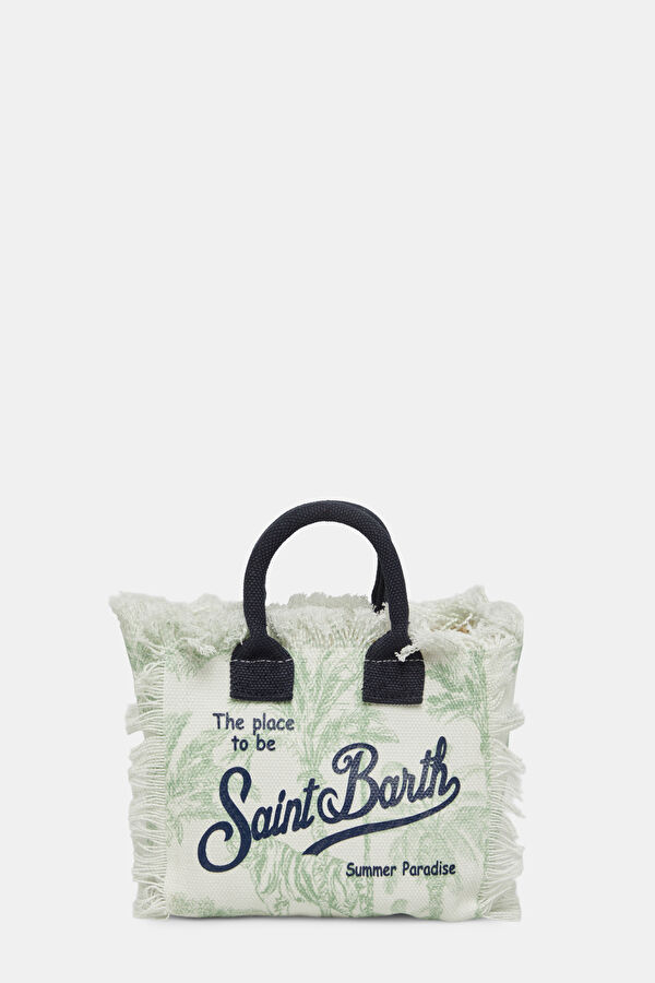 Vanity Mini Green Patterned Bag
