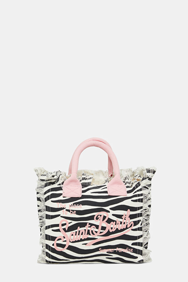 Colette White Patterned Bag