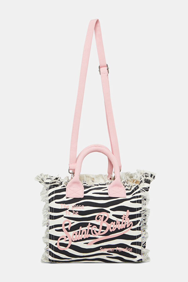 Colette White Patterned Bag 2