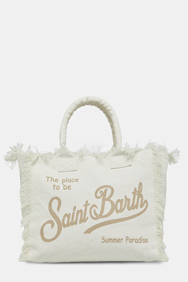 White Patterned Bag