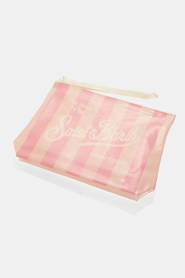Pink Patterned Lace-Up Women's Bikini 5