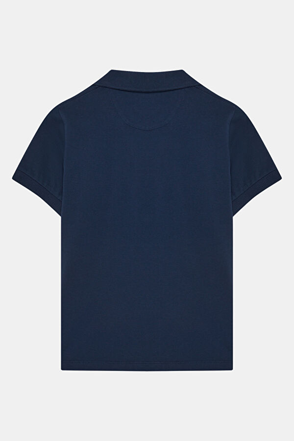 Navy Blue Regular-Fit Kids' T-Shirt 2