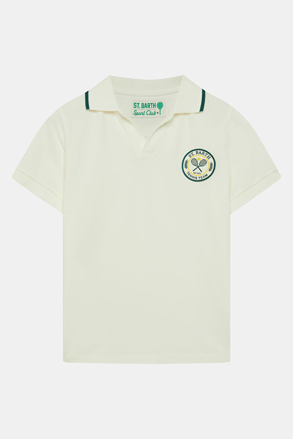 Cream Regular-Fit Printed Kids' T-Shirt