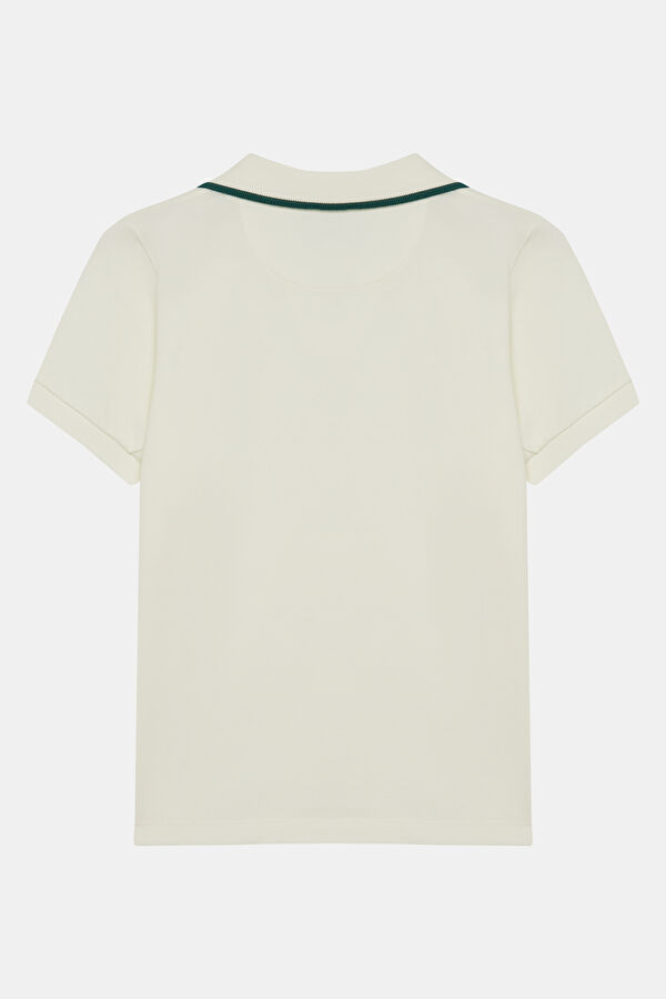 Cream Regular Size Printed Children's T-Shirt 2