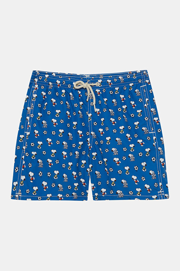 Blue Patterned Children's Shorts