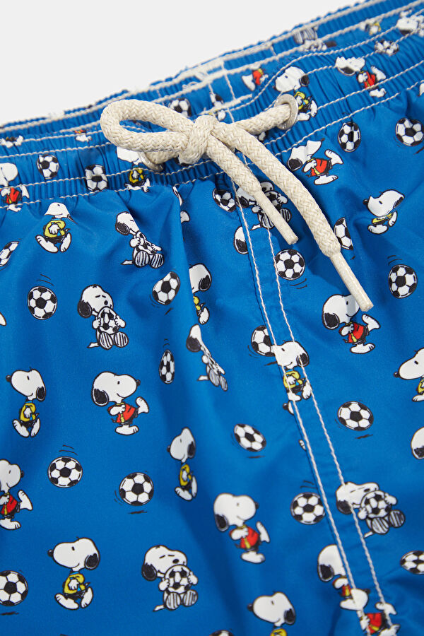 Blue Patterned Children's Shorts 3