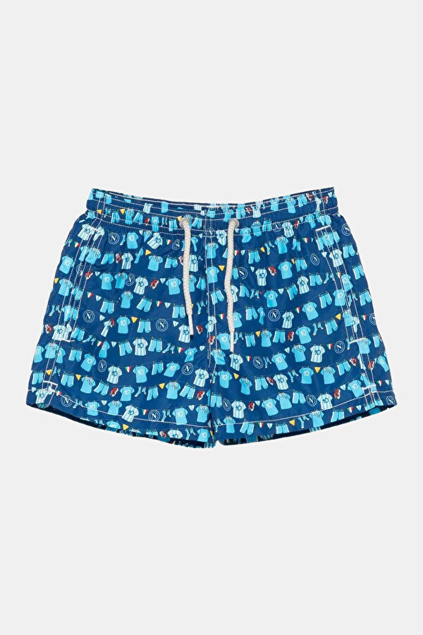 Multicolored Patterned Kids Swimsuit