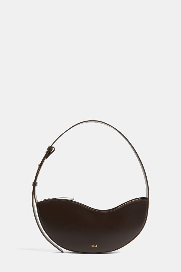 Arc De Flèu Dark Brown Leather Bag
