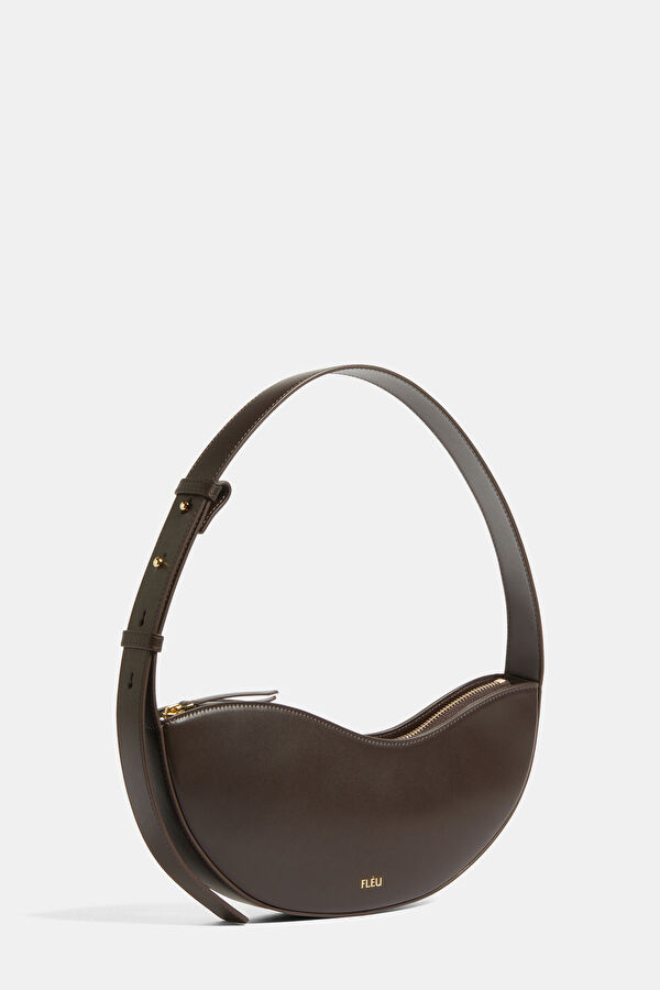 Arc De Flèu Dark Brown Leather Bag 3