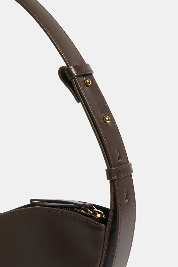 Arc De Flèu Dark Brown Leather Bag 4