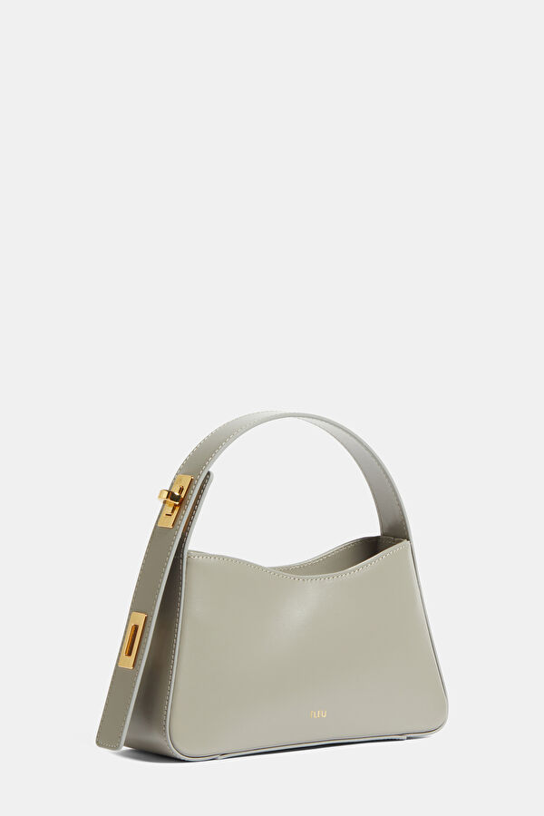 Pont Flèu Grey Leather Bag 3
