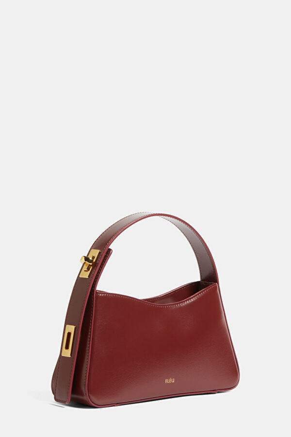 Pont Flèu Burgundy Leather Bag 3