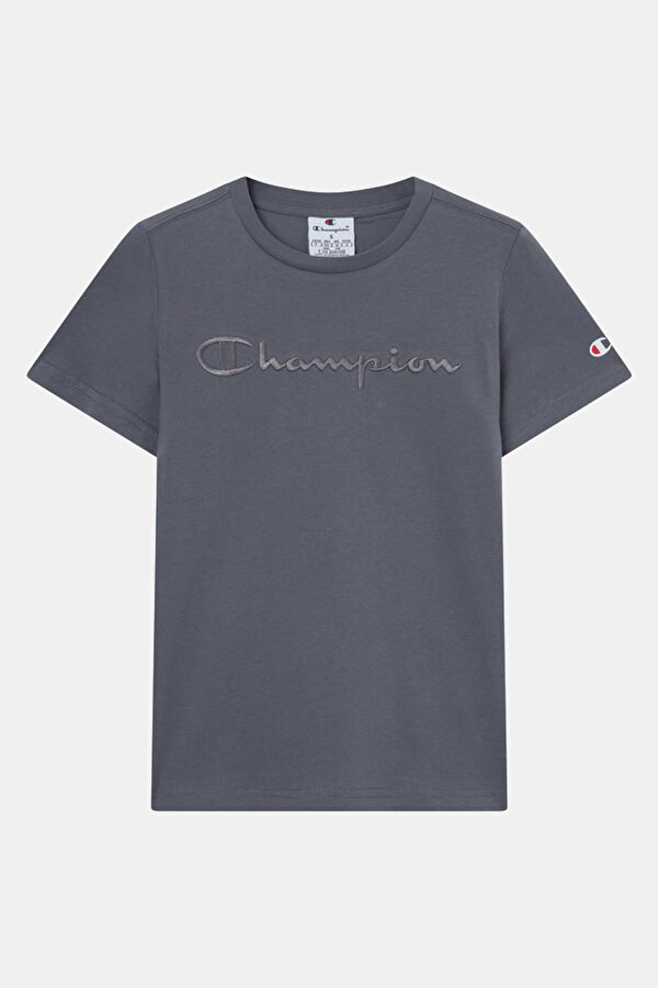 Relax Fit Anthracite Kids' Crew Neck T-Shirt