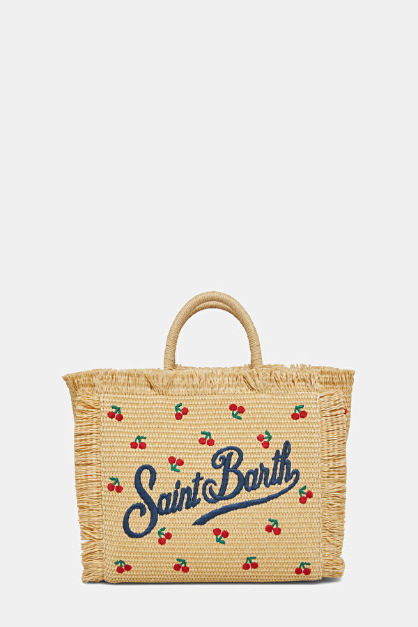Beige Patterned Bag