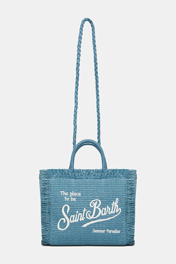 Navy Patterned Bag