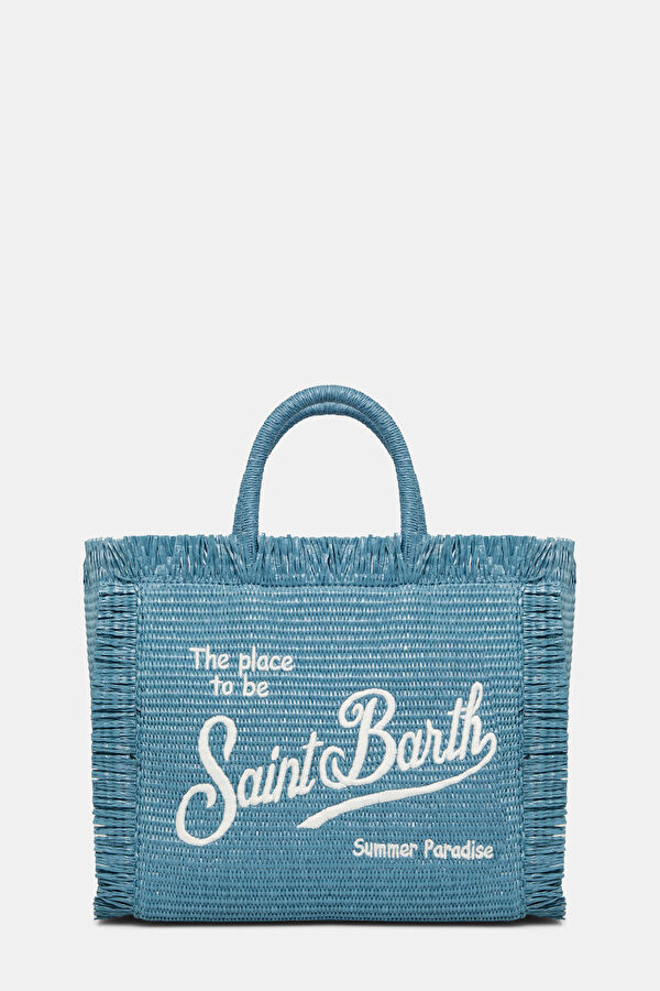 Navy Patterned Bag 2