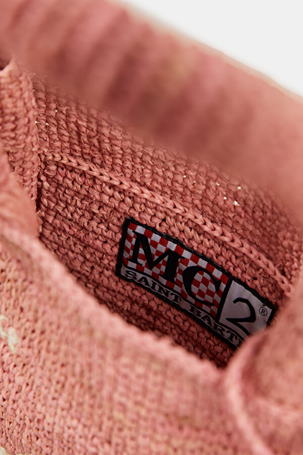 Dark Pink Patterned Bag 5