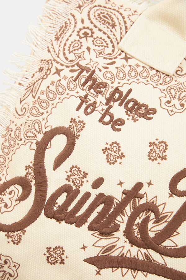 Vanity Beige Patterned Bag 4
