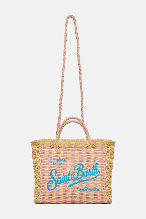 Beige Patterned Bag