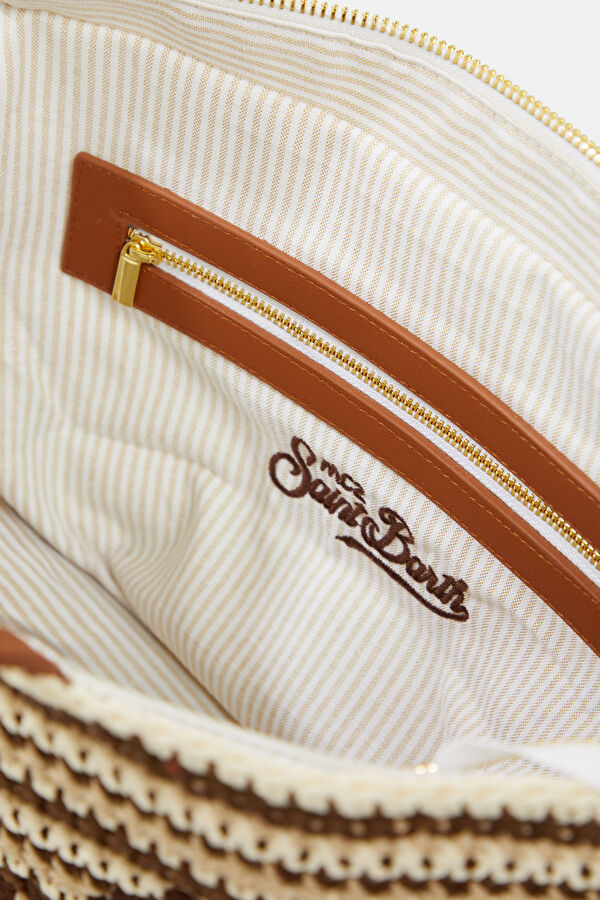 Brown Striped Patterned Bag 5