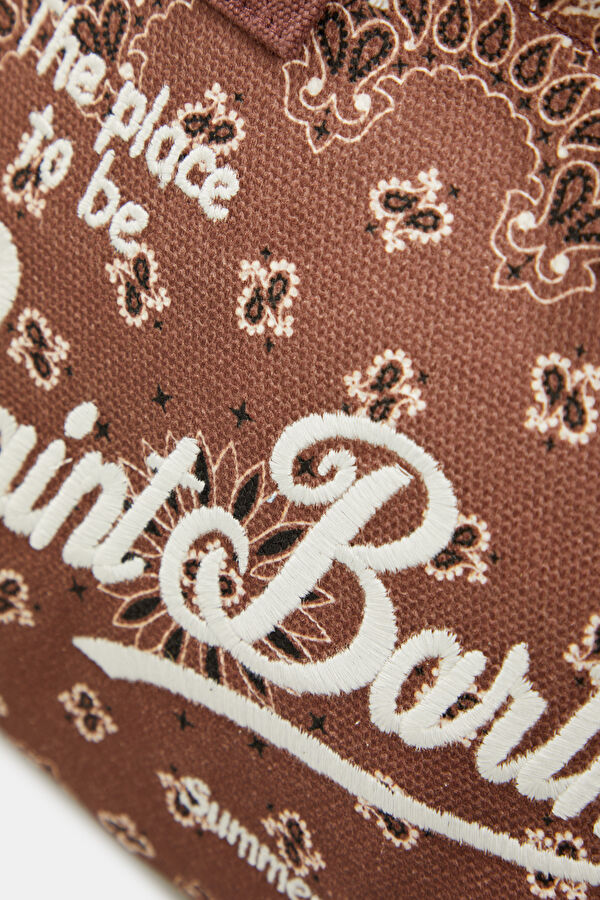Brown Patterned Bag 5