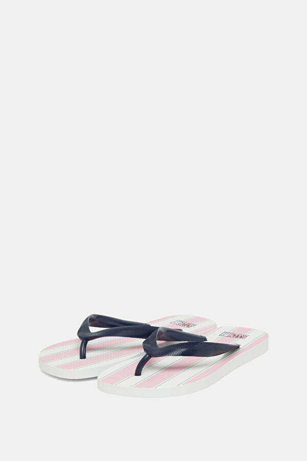 Pink Patterned Women's Slippers 2