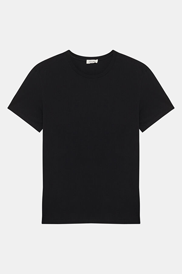 Relax Fit Black Crew Neck Men's T-Shirt