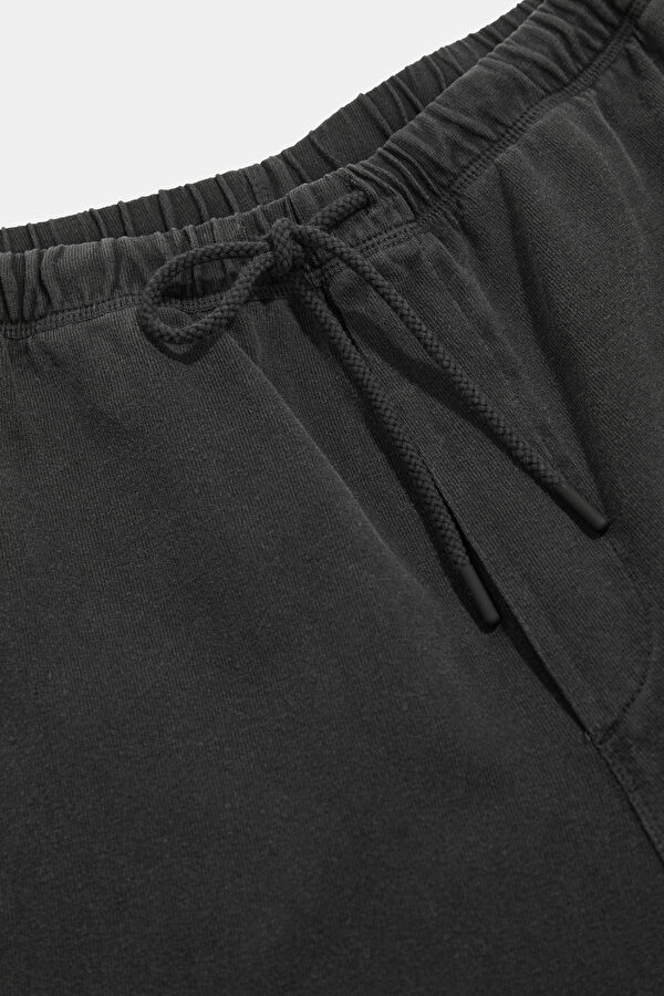 Relax Kalıp Siyah Wide Leg Pantolon 3
