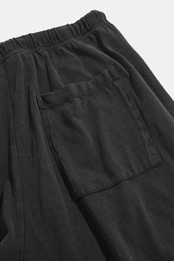 Relax Kalıp Siyah Wide Leg Pantolon 4
