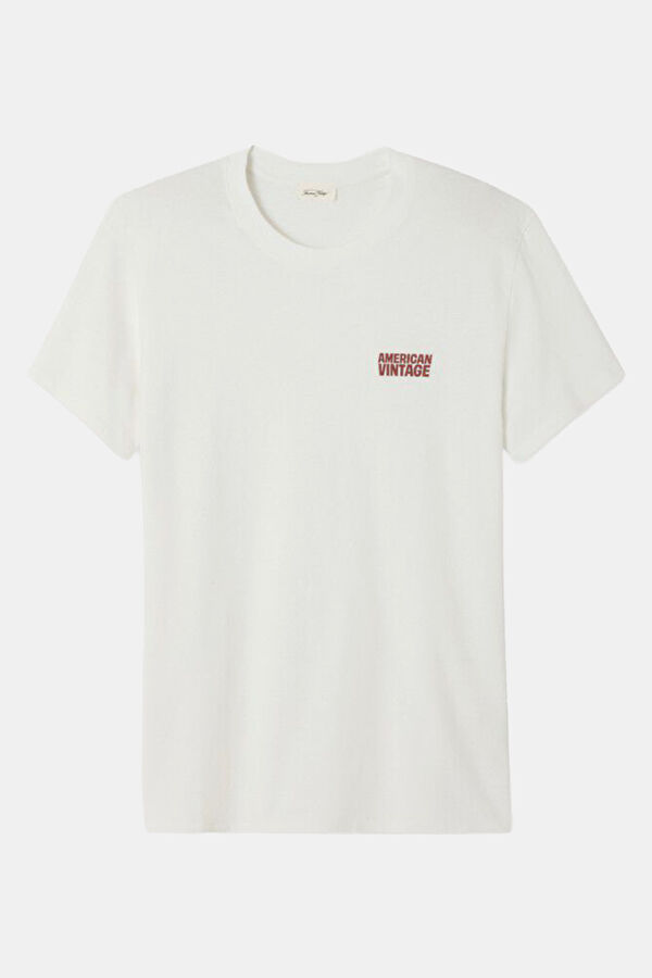 Relax Fit White Men's T-Shirt