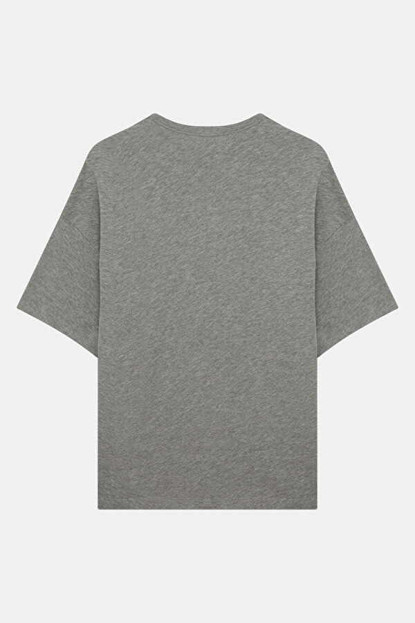 Relax Fit Gray Men's T-Shirt 2