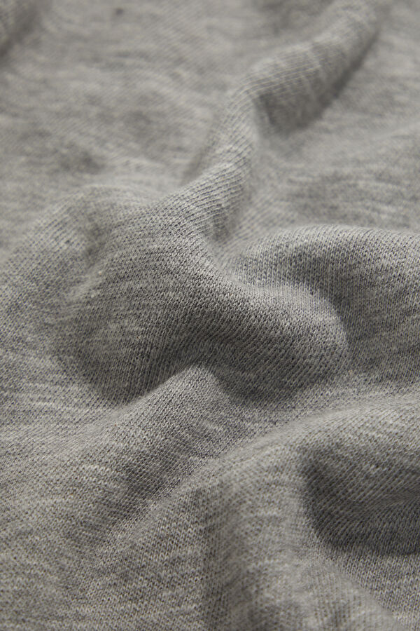 Relax Fit Gray Men's T-Shirt 4