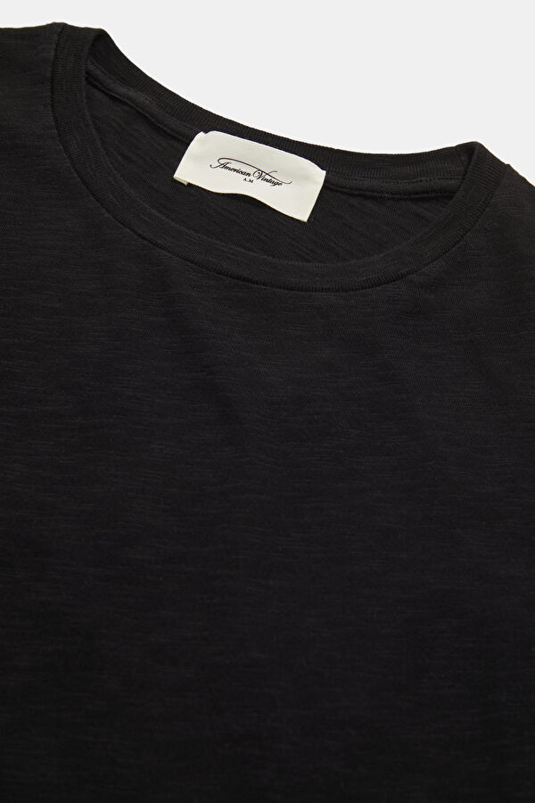 Relax Fit Black Crew Neck Men's T-Shirt 3
