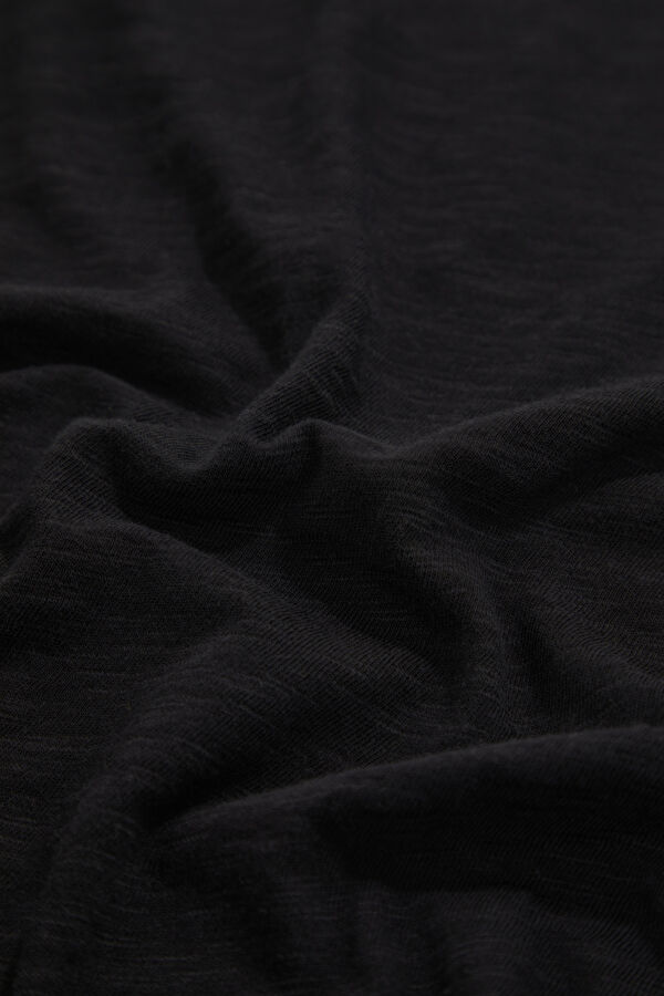 Relax Fit Black Crew Neck Men's T-Shirt 4