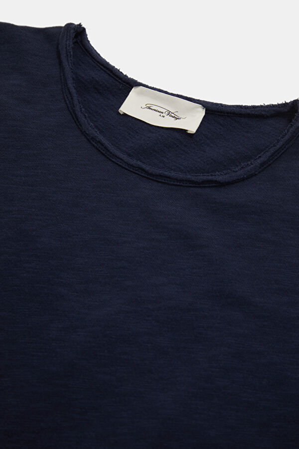 Relax Fit Navy Blue Men's T-Shirt 3