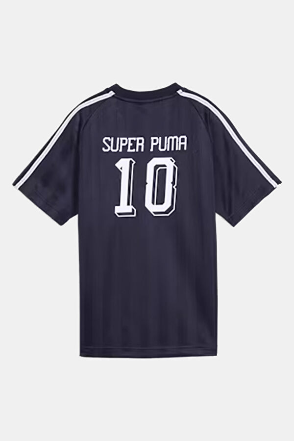 T7 Relax Kalıp Lacivert Bisiklet Yaka Çocuk T-Shirt 2