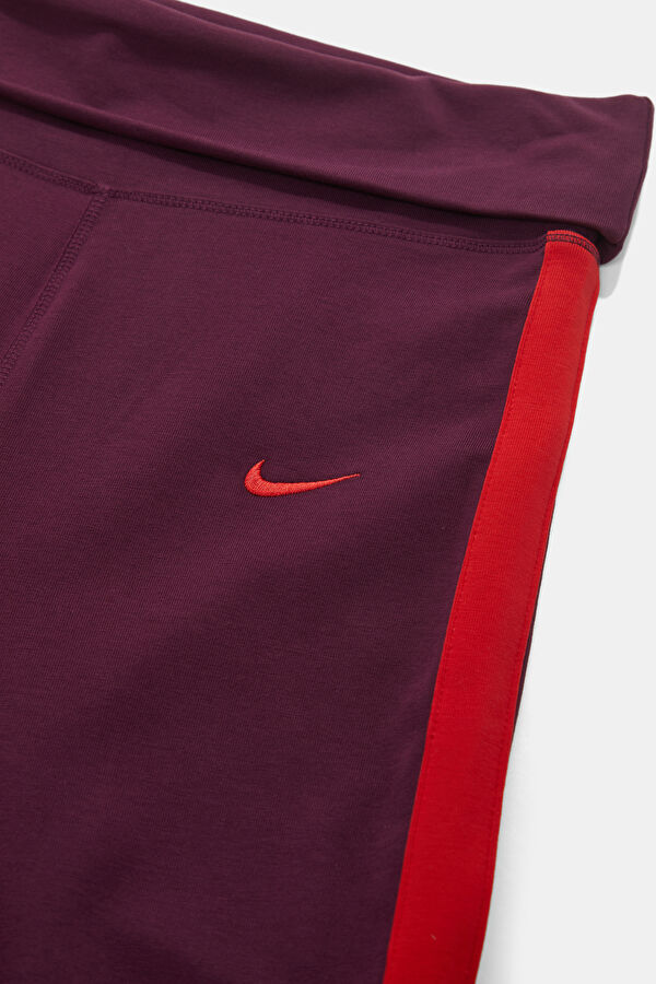Burgundy Wide-Leg Women's Sports Pants 3