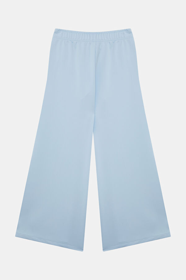 Blue Wide-Leg Women's Sports Pants 2