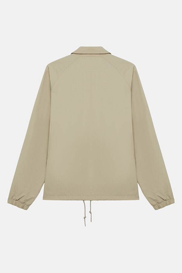 Cream Zip-Up Men's Jacket 2