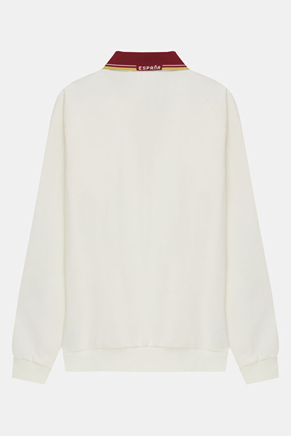 Cream Zippered Men's Jacket 2