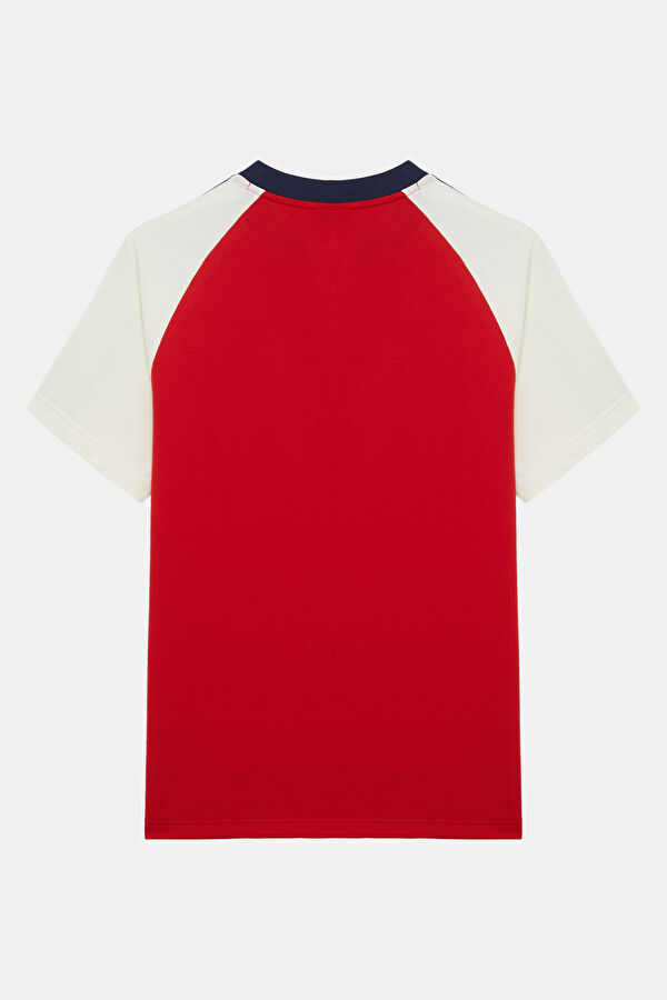 Relax Fit Red Crew Neck Men's T-Shirt 2