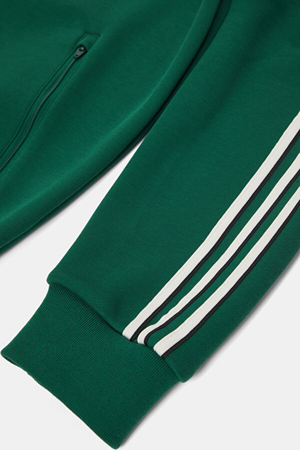 Green Zip-Up Men's Jacket 5