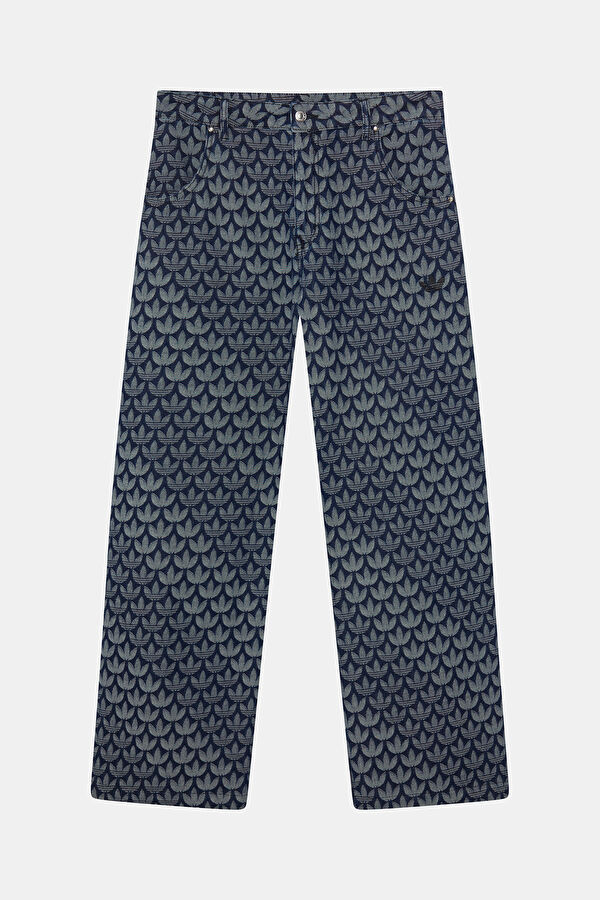 Monogram Pt Relax Kalıp İndigo Straight Erkek Jean Pantolon