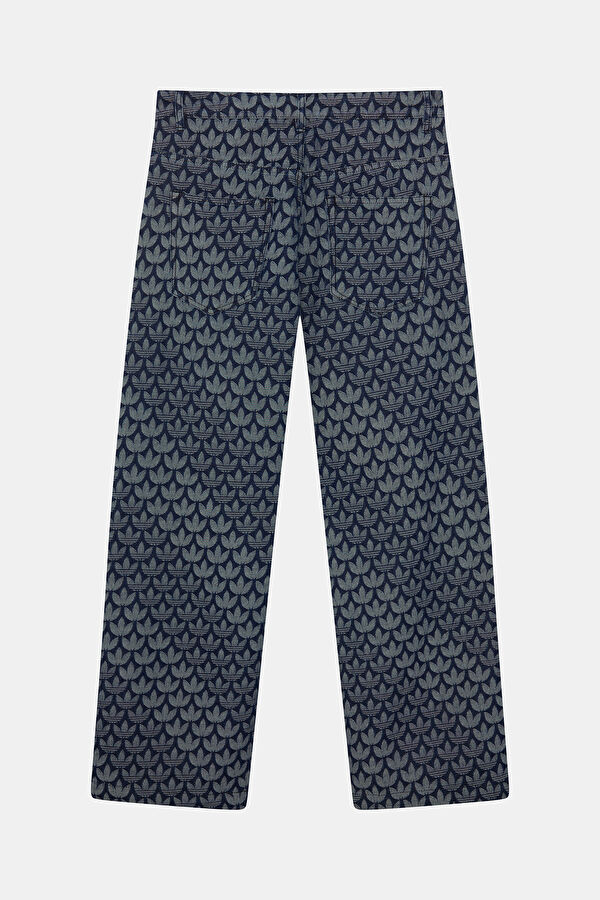 Monogram Pt Relax Kalıp İndigo Straight Erkek Jean Pantolon 2