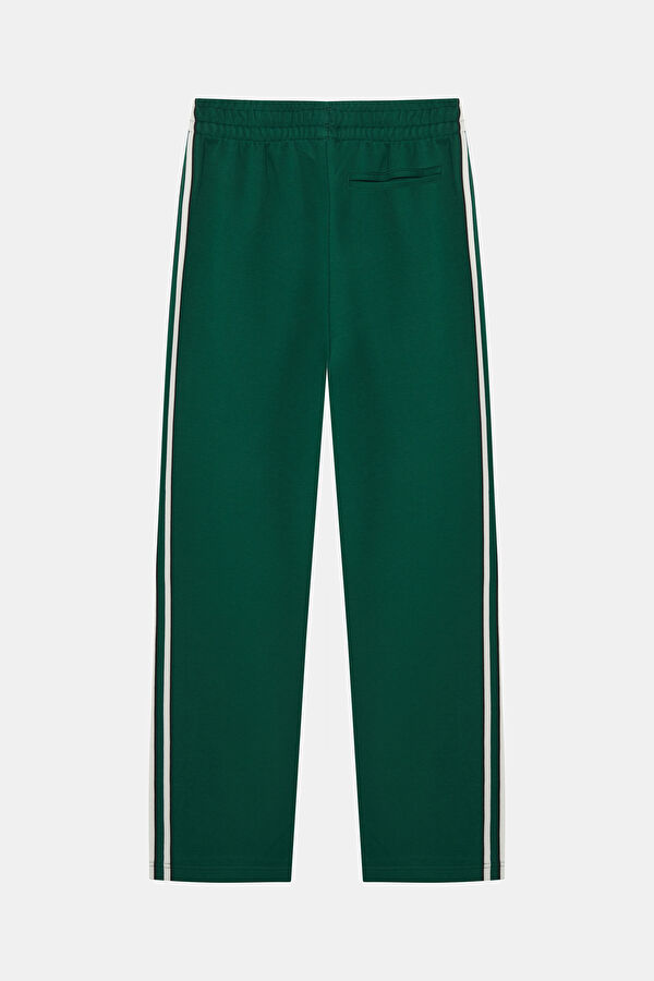 Relax Fit Green Wide Leg Sports Pants 2