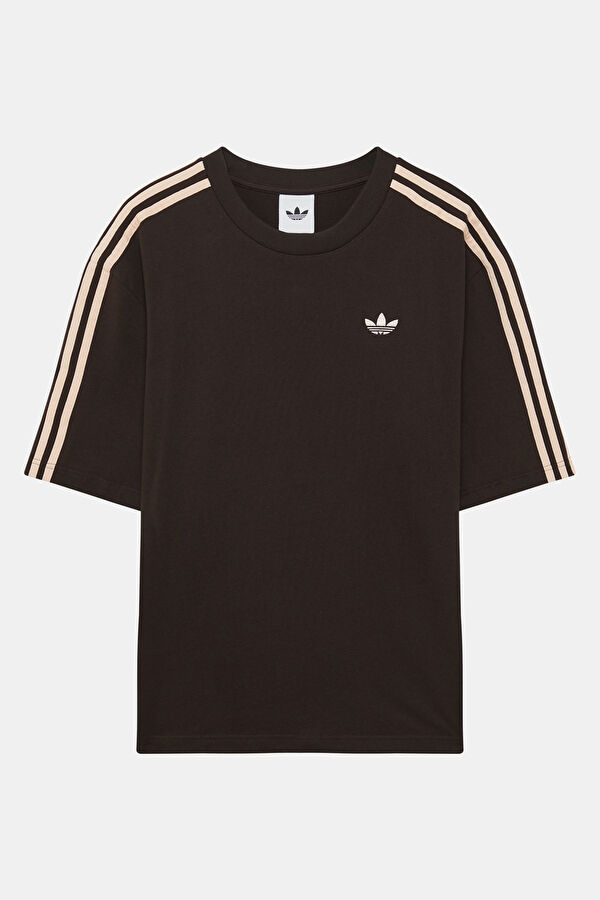 Relax Fit Brown Crew Neck Men's T-Shirt