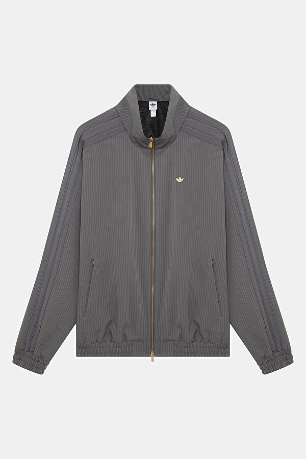 Gray Zip-Up Men's Jacket