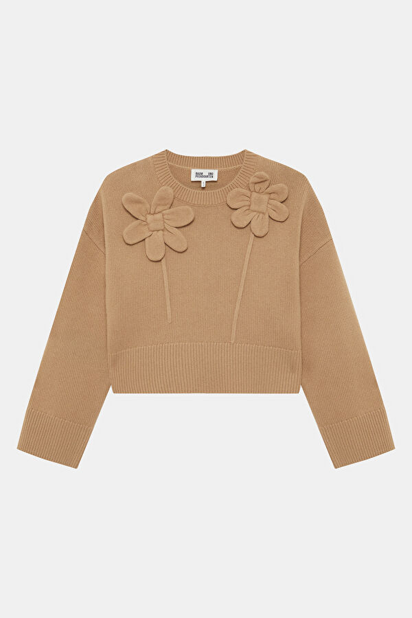Tan Wool Women's Sweater