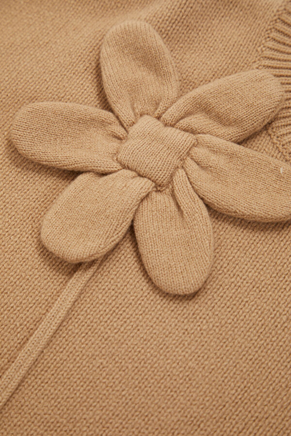 Tan Wool Women's Sweater 4